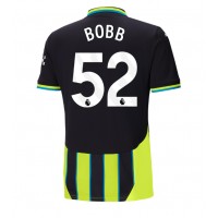 Dres Manchester City Oscar Bobb #52 Preč 2024-25 Krátky Rukáv